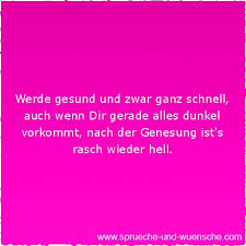 Genesungswunsche
