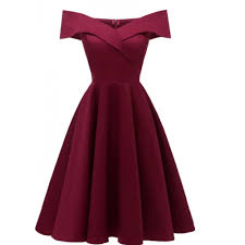 Off The Shoulder Foldover Cocktail Dress Deep Blue Red Wine Off The Shoulder Foldover Cocktail Dress Off Shoulder Dresses Homecoming Dresses Cocktail Dress Party