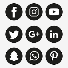 Social Media Icons Set Logo Vector Illustrator Free Logo Design Template Social Icons Logo Icons Media Icons Png And Vector With Transparent Background For F Social Media Icons Free Social Media
