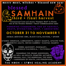 blessed samhain! — the moon + stone healing