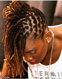 Medium Length Loc Style Naturalhairstyles Locs Hairstyles Medium Length Hair Styles Medium Hair Styles