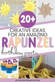 This listing is for the design file only. Creative Ideas For An Amazing Rapunzel Birthday Party