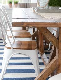 12 Coastal Dining Chairs For A Nautical Home Trestle Dining Tables Coastal Dining Room Rustic Patio Furniture