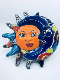 Talavera Handcrafted Colorful Decorative Hanging Eclipse
