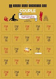 Calendrier pour COUPLE x2-25 positions sexy - calendrier de lavant ou de  laprès pour adulte à partager à 2 - Avent Français : Amazon.com.be:  Fournitures de bureau
