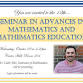 Seminar in Advances in Mathematics and Mathematics event image