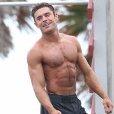 For those that have watched the 2017 movie baywatch, it seems like zac efron's newly developed physique has created a bigger reaction than the movie itself. Zac Efron Shirtless Baywatch Movie Set Pictures Popsugar Celebrity