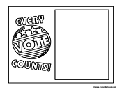 Talk to the kids about the importance of voting and what it means to have that privilege. Political And Politics Coloring Pages