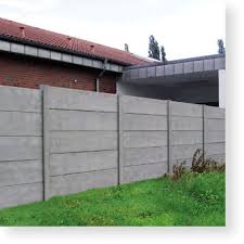 Betonzaun Glatte Motivplatte 2000x385mm Betonzaun Zaun Mauersysteme