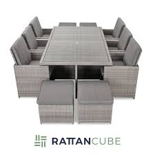Black rattan garden furniture ireland. 12 Seater Rattan Garden Furniture Set Marbella Range