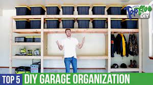 This complete kit includes a track system rail with three storage hooks shaped for a range of tasks. Top 5 Diy Garage Organization The Best Maker Videos For Your Next Build Youtube