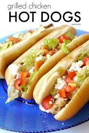 While unseasoned boiled chicken may not sound appetizing to eat, your canine friend will actually greatly appreciate the bland treat. Grilled Chicken Hot Dogs For Dinner Playtivities