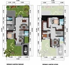 Contoh Rumah Minimalis 2 Lantai Denah Rumah Rumah Minimalis Denah Lantai Rumah