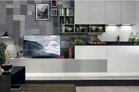 A Young And Creative Kitchen That Extends Into The Living Room Open Space Perfect For Fa Modern Kitchen Design Contemporary Modern Kitchen Living Room Kitchen