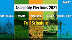 Assembly election 2021 news live updates: West Bengal Tamil Nadu Assam Kerala And Puducherry Assembly Elections 2021 Date Full Schedule Live Election Commission Elections News India Tv
