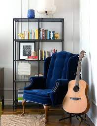 blue velvet wing back chair my wing back chair needs a major makeover maybe classic blue classic blue navy blue velvet blue velvet chairs home decor furniture