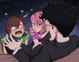 dandadan, ayase momo, shiratori aira (dandadan), takakura ken (okarun),  afrobull - R34 Vault