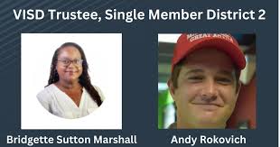 The race for District 2 trustee seat in the Victoria I.S.D.