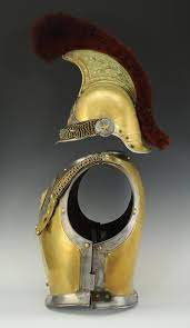 Casque Et Cuirasse Troupe De Carabiniers Modele 1856 Second Empire Novelty Lamp Lamp Festival Captain Hat