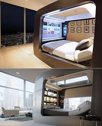 Maybe you would like to learn more about one of these? From Gaming And Tv To Wireless Music The Innovative Smart Bed Includes A Number Of Multimedia Features To Im Home Room Design Home Technology Game Room Design