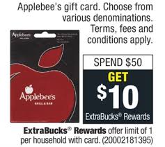 This is the perfect promotion to save big on your future visits to applebee's. Expired Cvs Buy 50 Applebee S Gift Card Get 10 Extrabucks Rewards Gc Galore