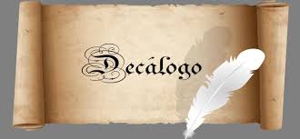 Resultado de imagen para DECALOGO