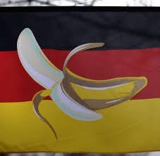 Flagge 90 x 150 : Nationalsymbol Bananenrepublik Variante Deutscher Flagge Erlaubt Welt