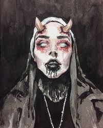 My Sfx Take On A Possessed Nun Im Very Proud Of This Look So I D Love To See Myself Drawn By You Talented Folks D Redd Satanic Art Grunge Art