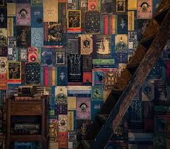 Wallpaper can make a dramatic impact on your room. Harry Potter Wallpaper Exists Popsugar Home