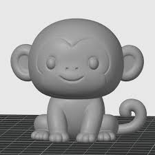 Boneco de macaco bonito・Arquivo STL Grátis para Impressão 3D・Cults