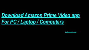 Sign up for expressvpn today we may earn a commission for purchases using our links. Download Amazon Prime Video App Pc All Devices Techcheater