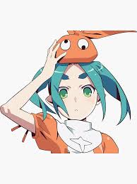 Monogatari Yotsugi Sticker By Lawliet1568 Redbubble Anime Japanese Culture Art Tutorials