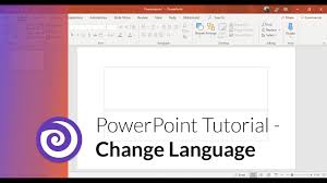 How To Change The Language In Powerpoint 2020 Slidelizard
