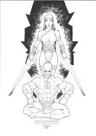 Our cool website offers one of the largest collections of free coloring pages for kids to print and to download. Daredevil And Elektra In Andreas Schemmerer S Marvel Comic Art Gallery Room