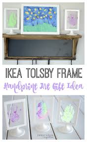 Ikea Tolsby Frame Handprint Art Gift Idea Kids Crafts Keepsakes Art Activities For Kids Ikea Tolsby Frame