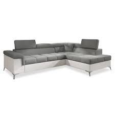 Check spelling or type a new query. Canape D Angle Droit Convertible Joris Gris Et Blanc