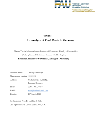 Check spelling or type a new query. Pdf An Analysis Of Food Waste In Germany