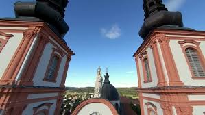 Basilika Maria Trost Graz Styria Steiermark Österreich Austria by aerial  fpv drone 60fps