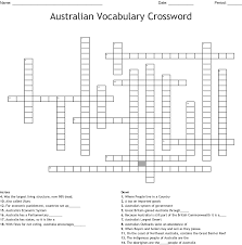 Persönlicher puzzlespaß bis 2.000 teile Australia Crossword Wordmint
