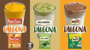 Susu menjadi bahan utama lain dalam pembuatan dalgona coffee. Resep Dalgona Nutrisari Dalgona Matcha Dalgona Milo Takaran Sendok Special Episode Youtube