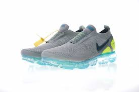 nike air vapormax moc 2 繃帶針織蒸汽大氣墊男款慢跑鞋水藍熒光綠 running shoes nike moc turquoise