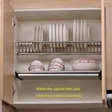 Some times our kitchen has limited space, and kitchen arrangement becomes hard. Built In Stainless Steel Cabinet Inside The Dish Rack Leachate Kitchen Drying Bowl Rack Plate Kitchen Cabinet Storage Rack Shopee Singapore