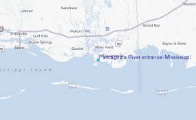 pascagoula river entrance mississippi tide station location