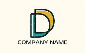 Line Art Letter D Lettering Letter Logo Design Letter D