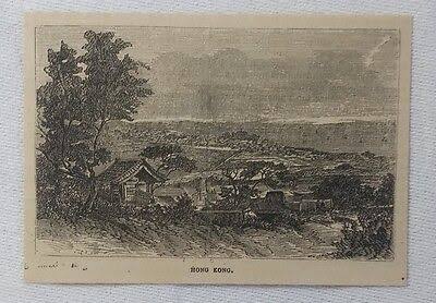 1880 magazine engraving ~ HONG KONG, China | eBay