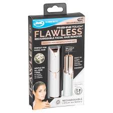 Lots of hype on this product. Finishing Touch Flawless Rechargeable Facial Hair Remover