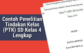 Otomatis berbagai perangkat pun mengalami revisi. Contoh Penelitian Tindakan Kelas Ptk Sd Kelas 4 Lengkap Operator Sekolah