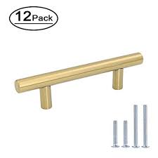 …i purchased these for our kitchen cabinets in our new house we are building and they were a perfect size and the subtle change from dark to light or a change from zinc to stainless steel can change the way you feel about your cabinets and your kitchen. Lontan Kitchen Cabinet Handles Brushed Brass Cupboard Knobs Furniture Hardware Ls1212gd 15 Piece Kitchen Gold Stainless Steel Drawer Pulls Fahrschule Kursatvarol De