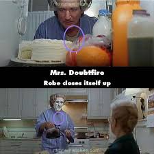 She uses it and the lights dim, it's like a prison movie. Mrs Doubtfire 1993 Movie Mistake Picture Id 59556