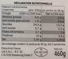 Pain Nordique Surprise Deluxe 460 G